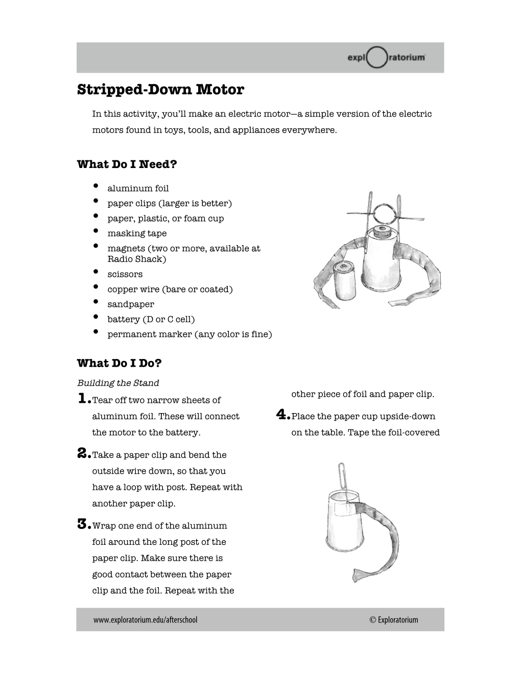 Stripped-Down Motor