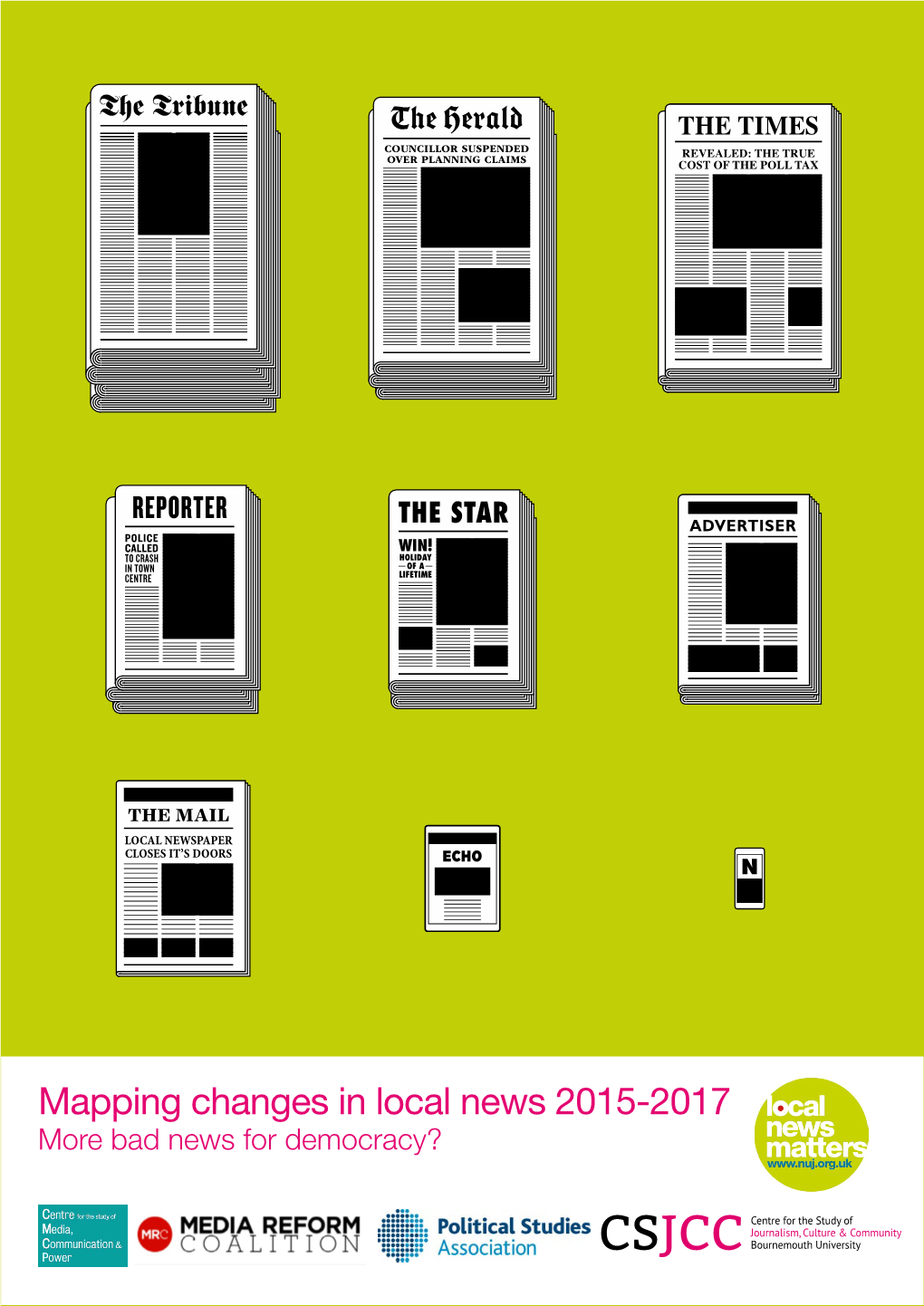 Mapping Changes in Local News 2015-2017