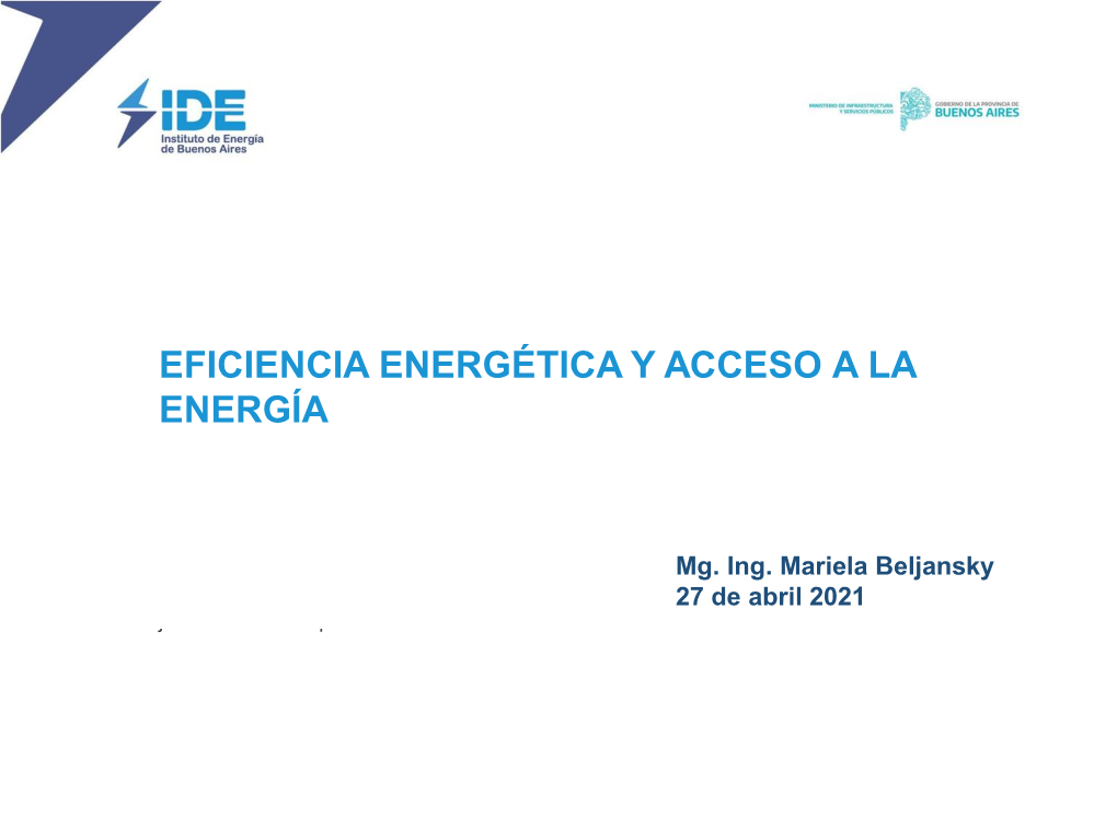 Eficiencia Energética Informe De Avance