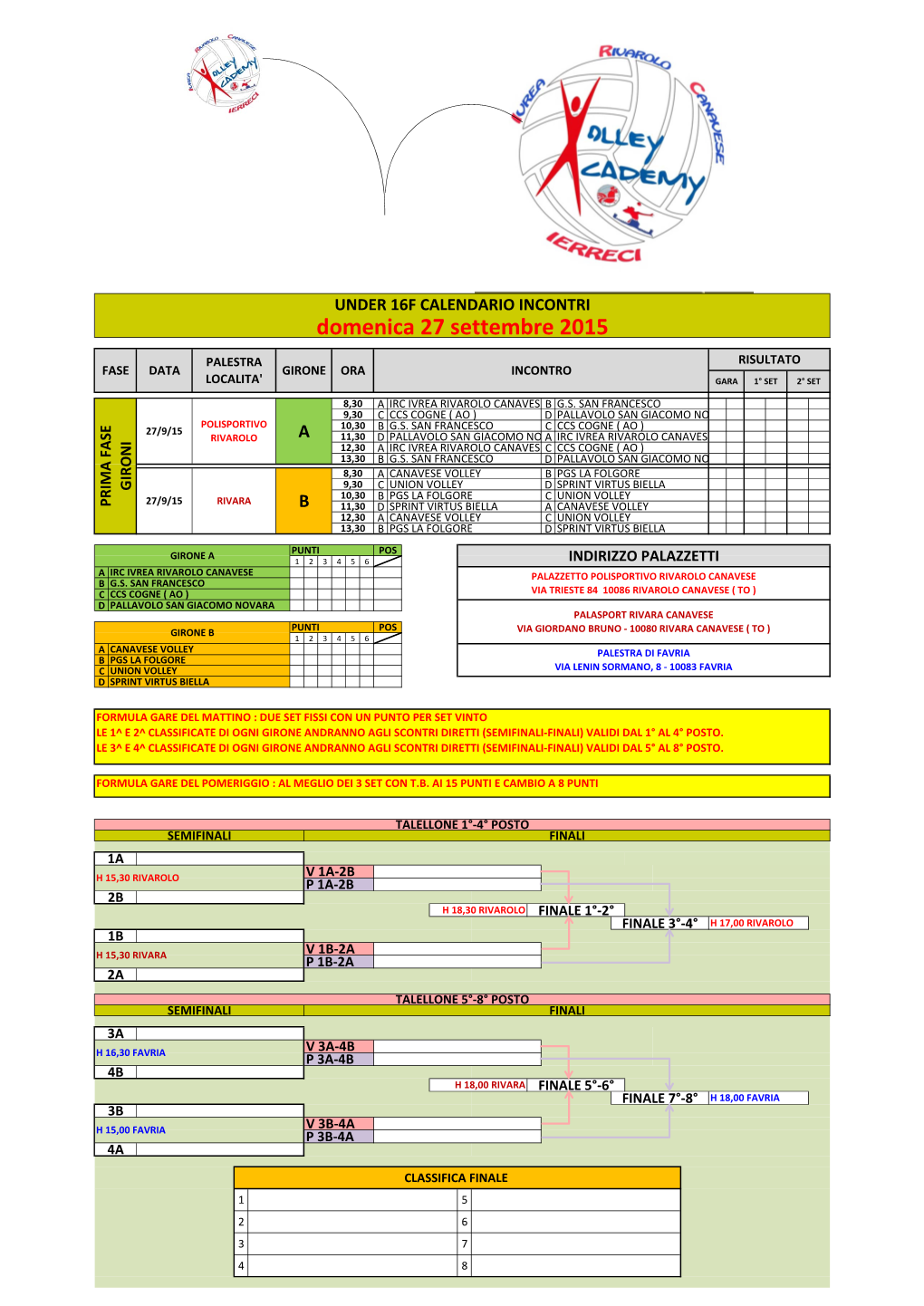 Domenica 27 Settembre 2015