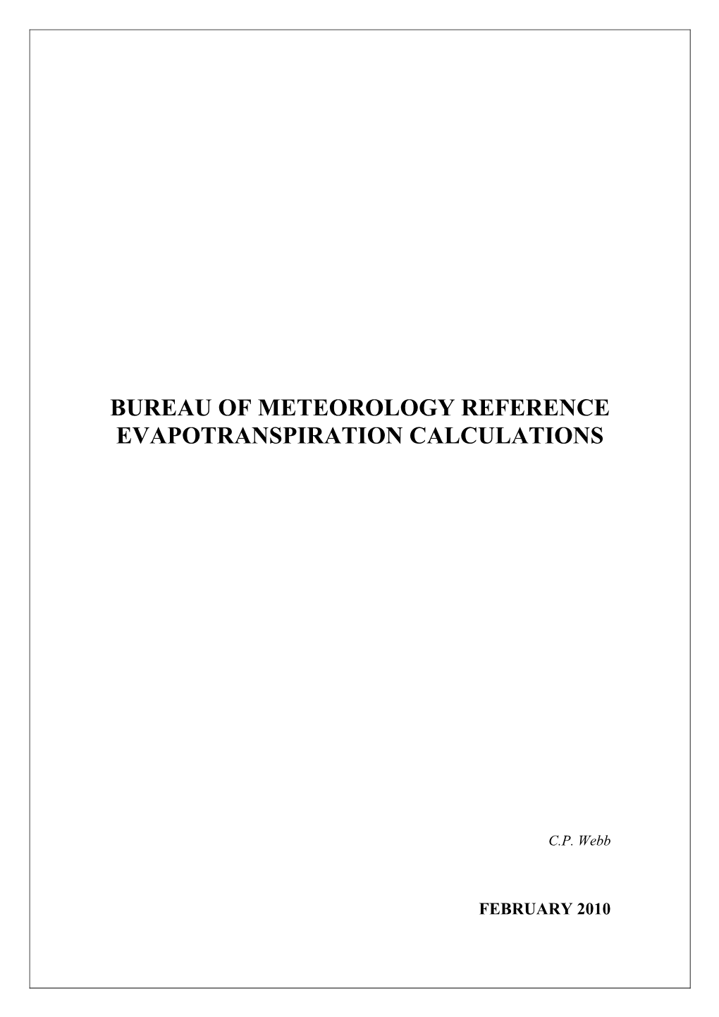 Reference-Evapotranspiration-Report