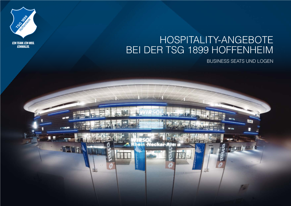 Hospitality-Angebote Bei Der Tsg 1899 Hoffenheim Business Seats Und Logen Kontakt Wichtige Hinweise