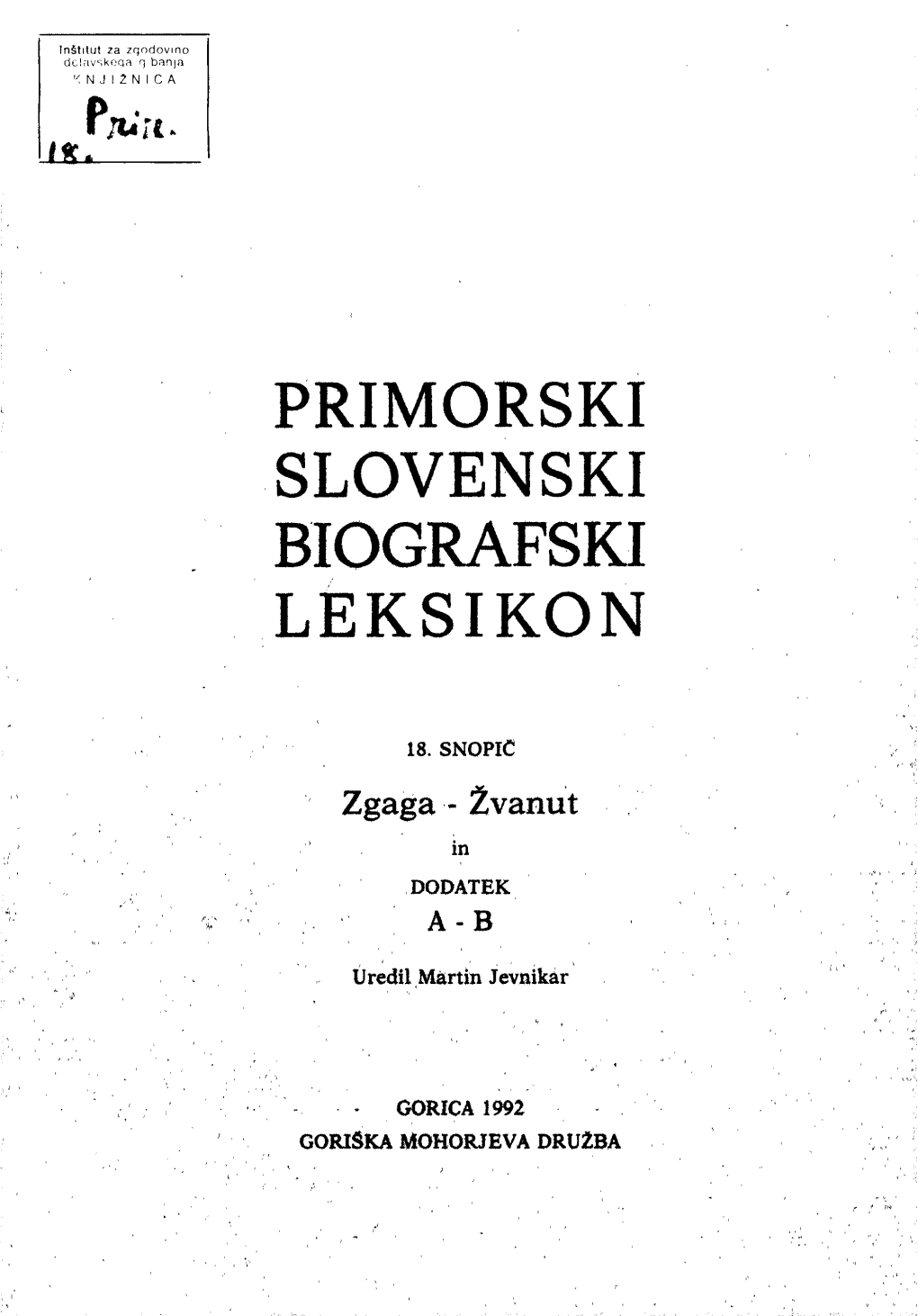 Primorski Biografski Leksikon