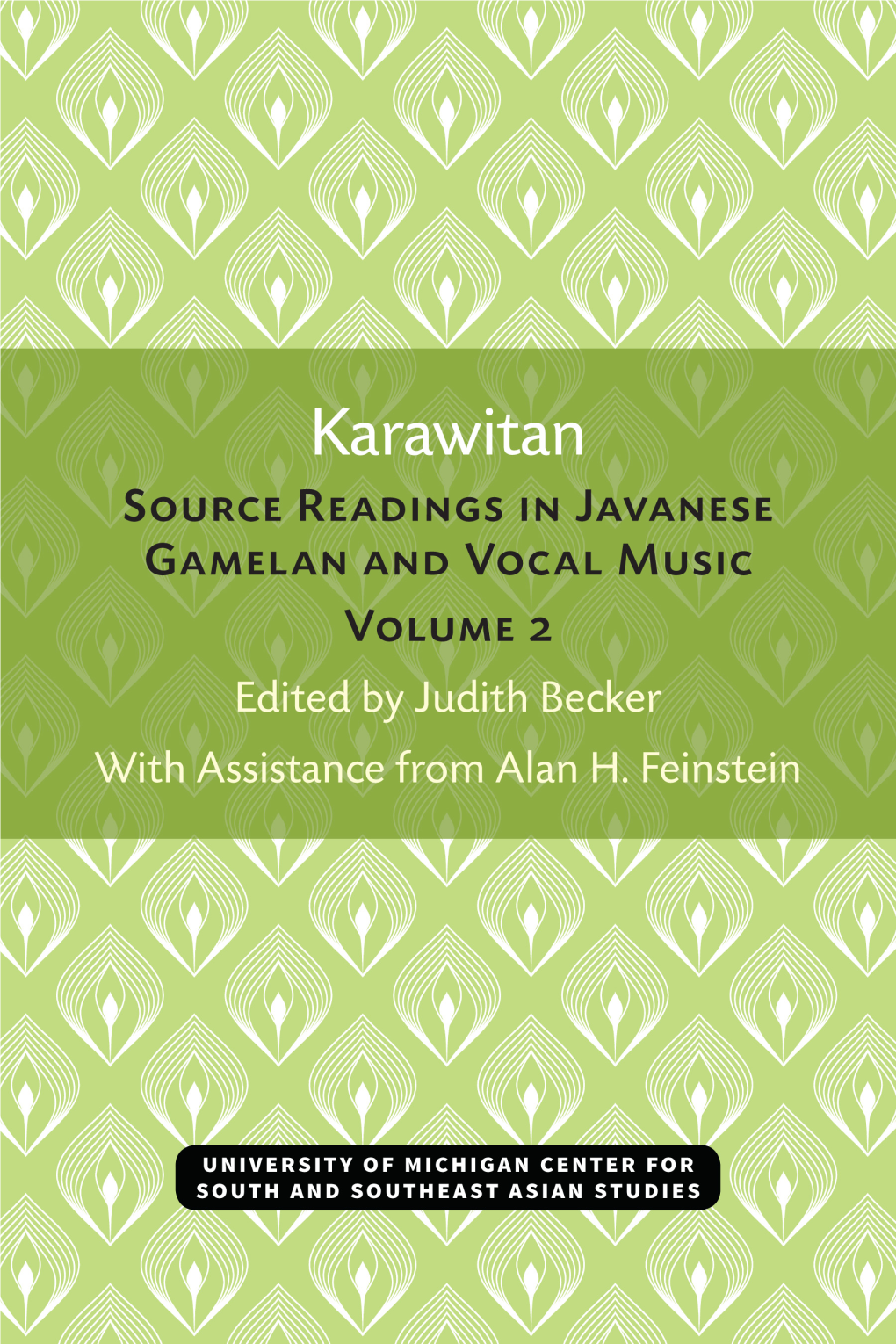 Source Readings in Javanese Gamelan and Vocal Music, Volume 2