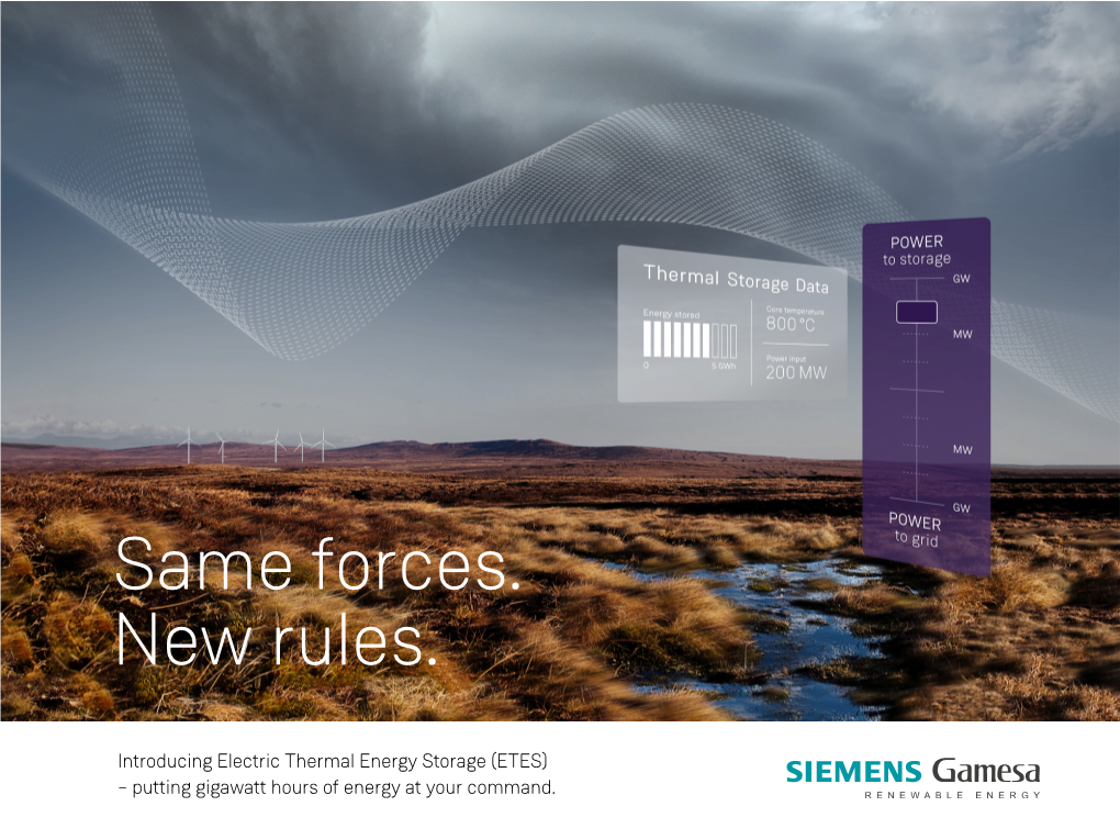 Introducing Electric Thermal Energy Storage (ETES) – Putting Gigawatt Hours of Energy at Your Command