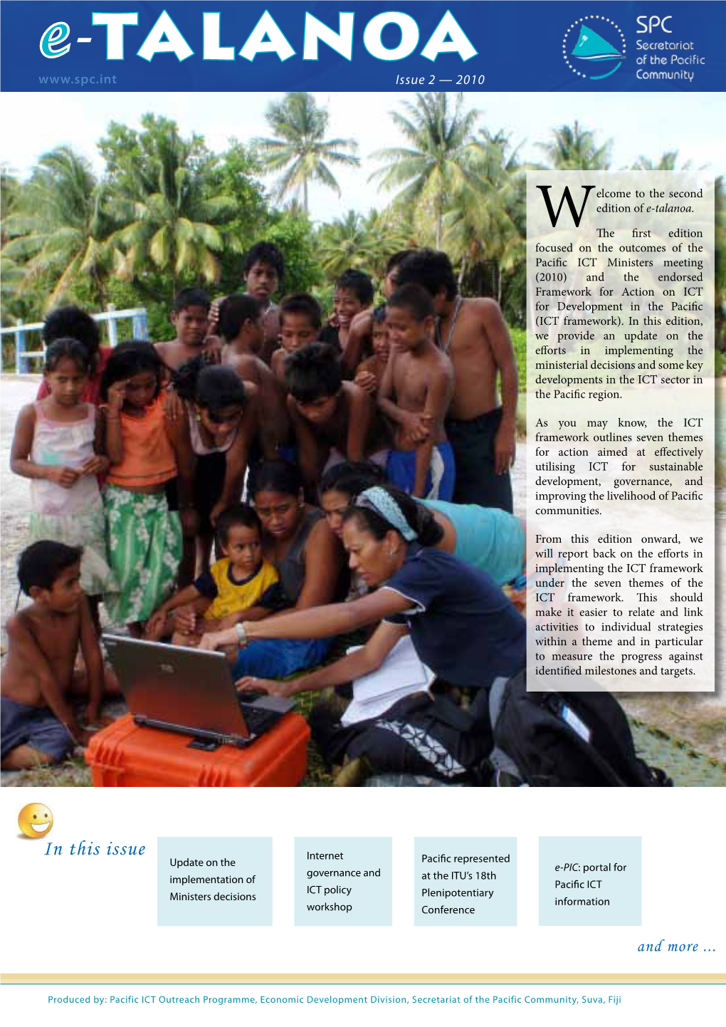 E-TALANOA Issue 2 — 2010