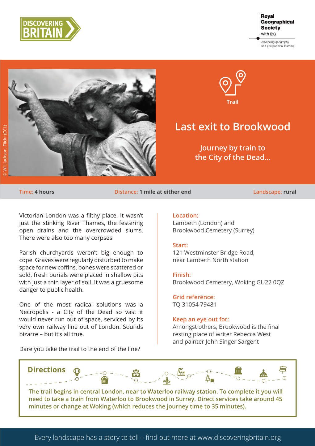 Brookwood Cemetery Trail