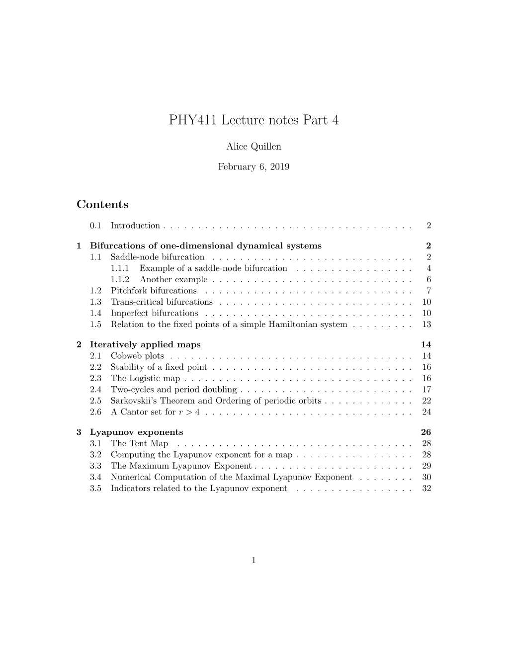 PHY411 Lecture Notes Part 4