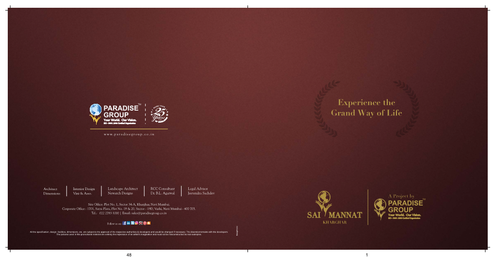 Sai Mannat Mini Brochure 12 X 12 Final