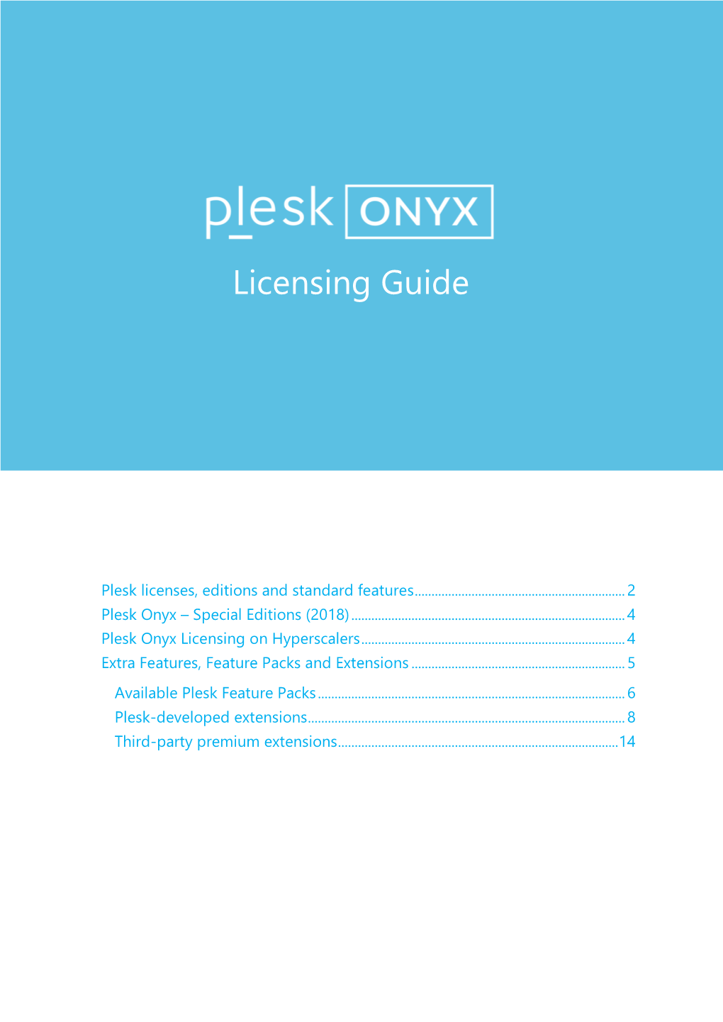 Licensing Guide