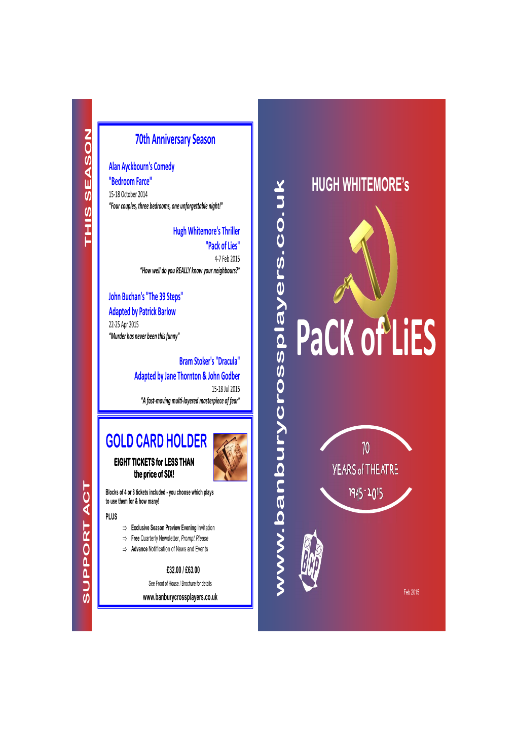 Pack of Lies Programme