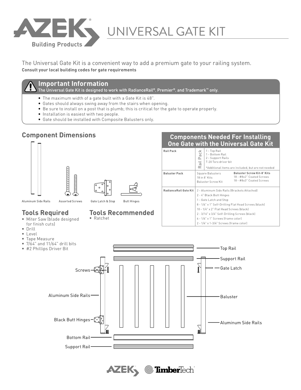 Universal Gate Kit