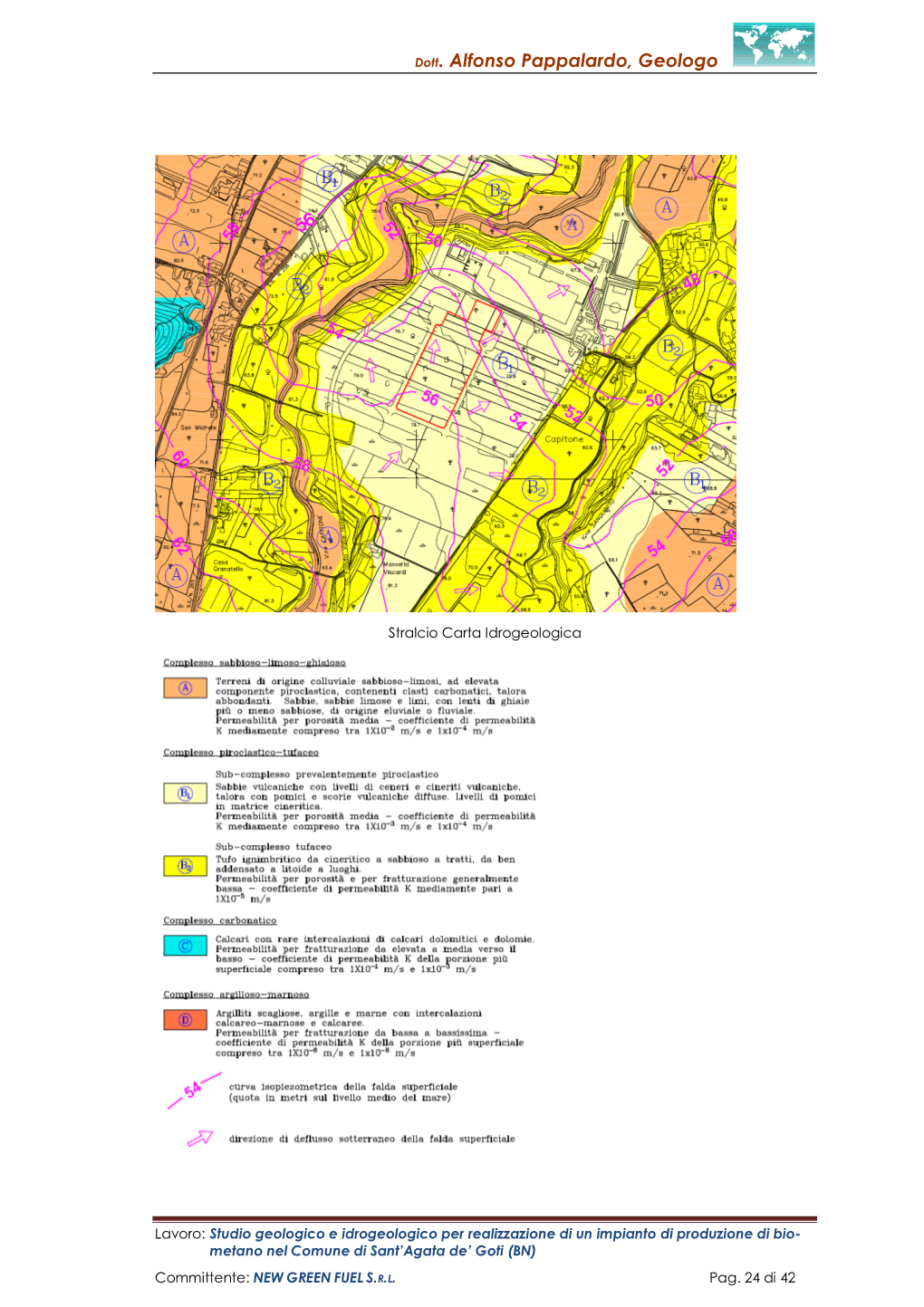 Rel Geologica New Green Fuel Sant'agata De' Goti