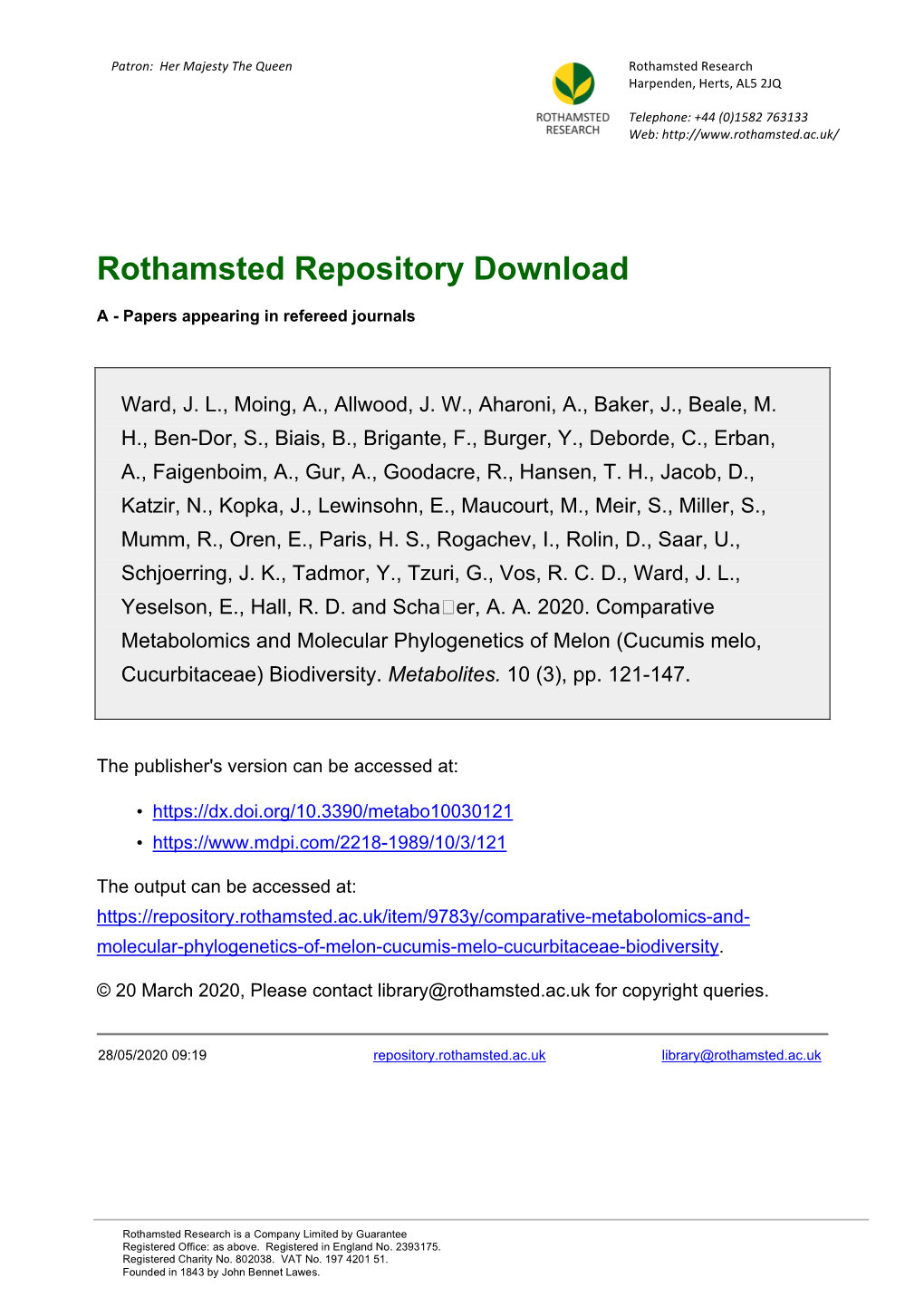 Rothamsted Repository Download