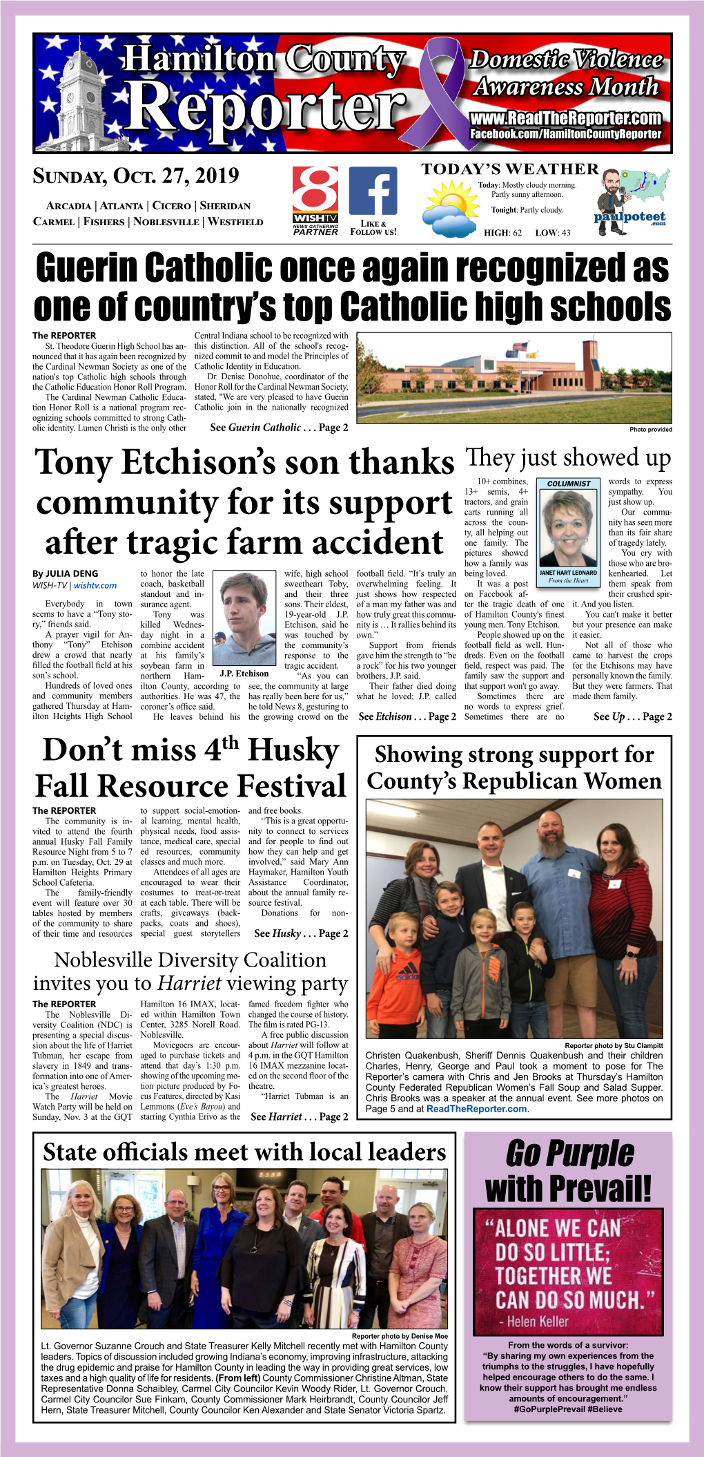 Tony Etchison's Son Thanks Community for Its Support After Tragic Farm Accident