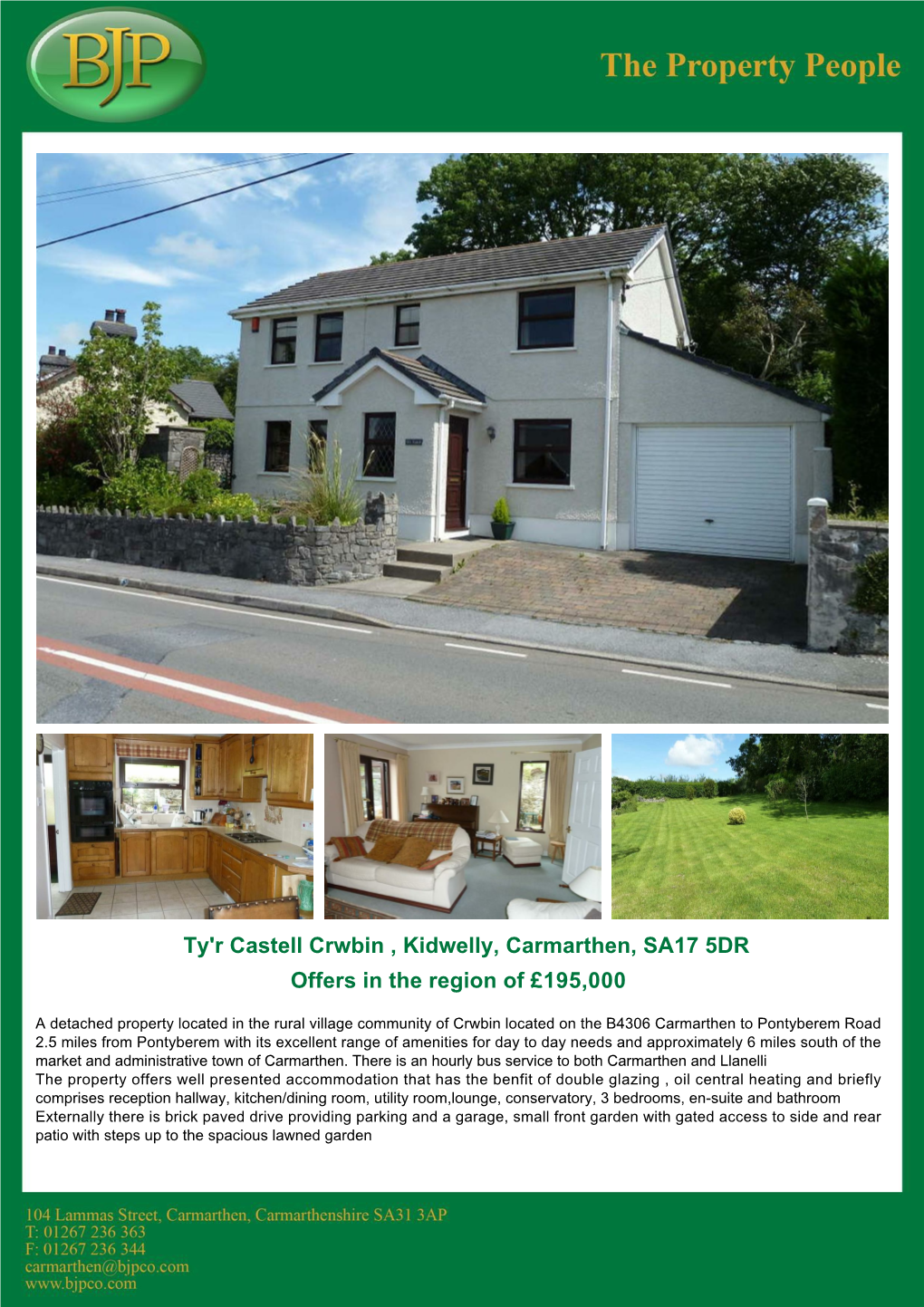 Crwbin , Kidwelly, SA17