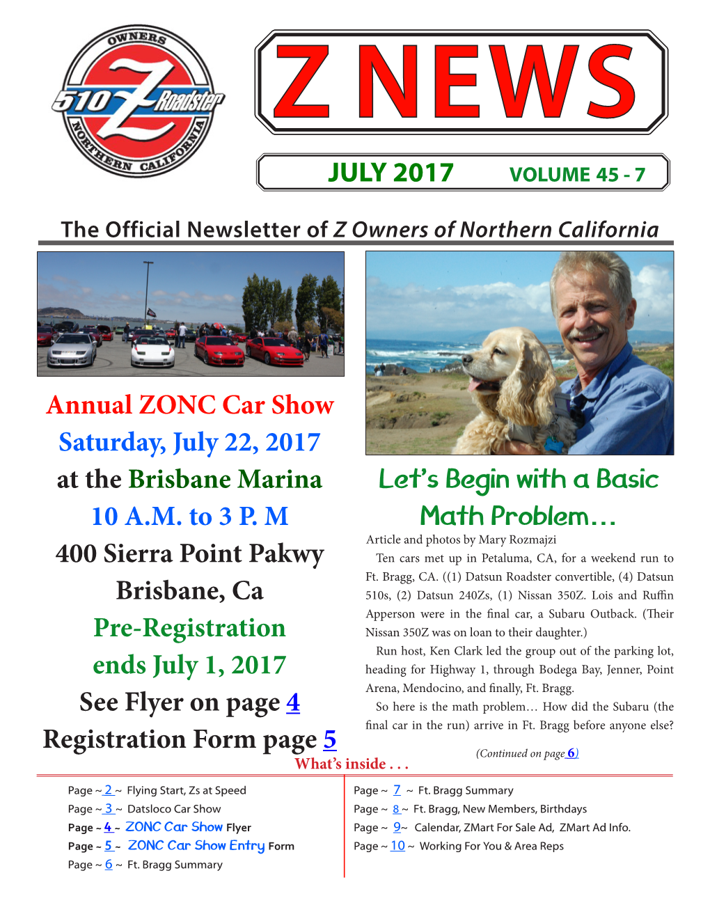 JULY 2017 Annual ZONC Car Show