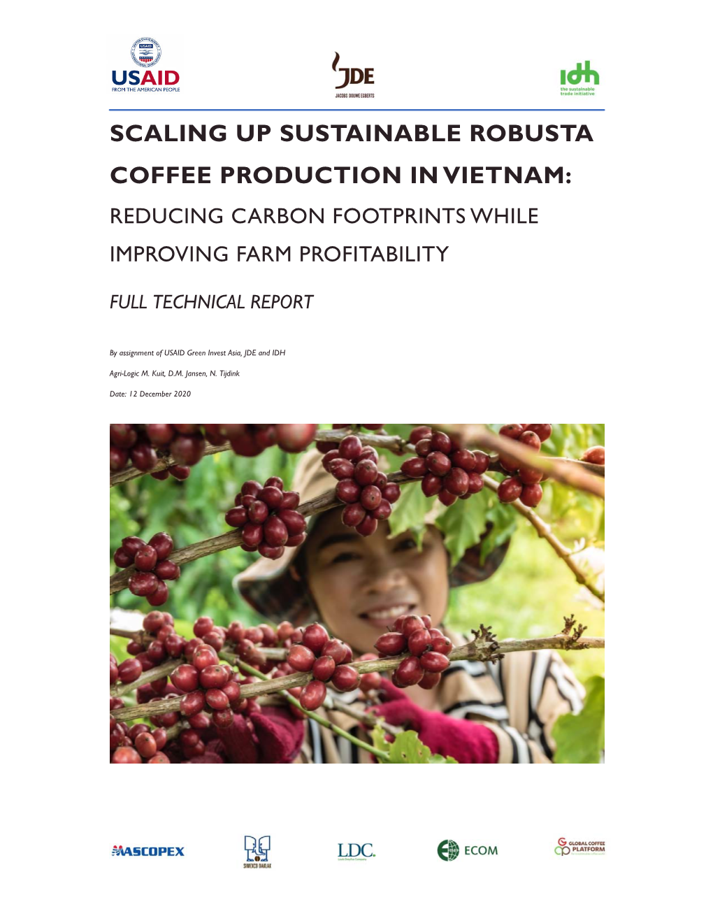 Scaling up Sustainable Robusta Coffee Production in Vietnam: Reducing Carbon Footprints While Improving Farm Profitability