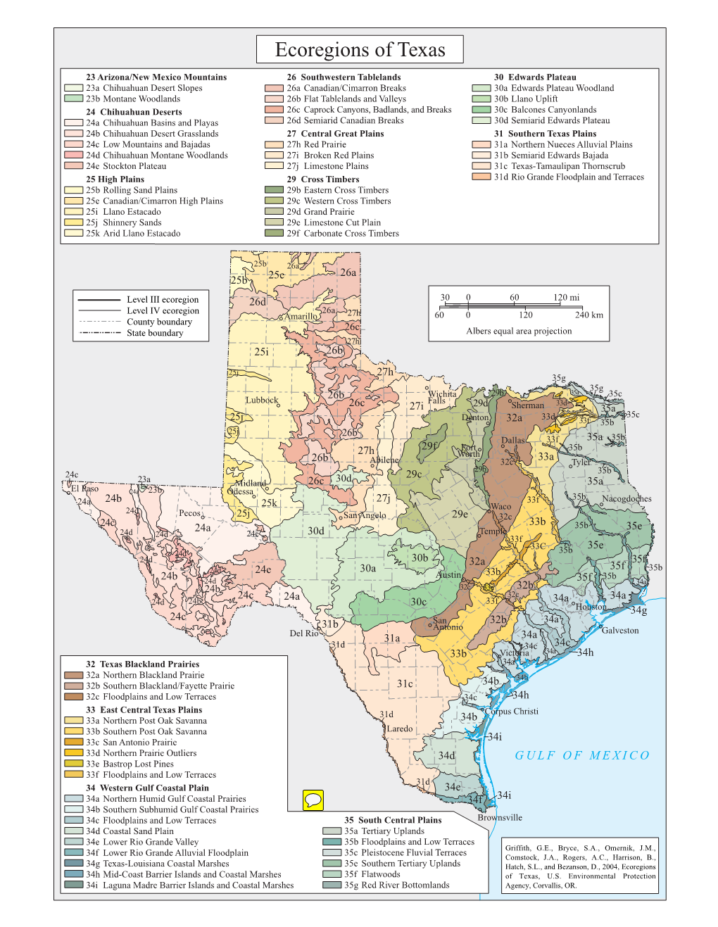 Ecoregions of Texas