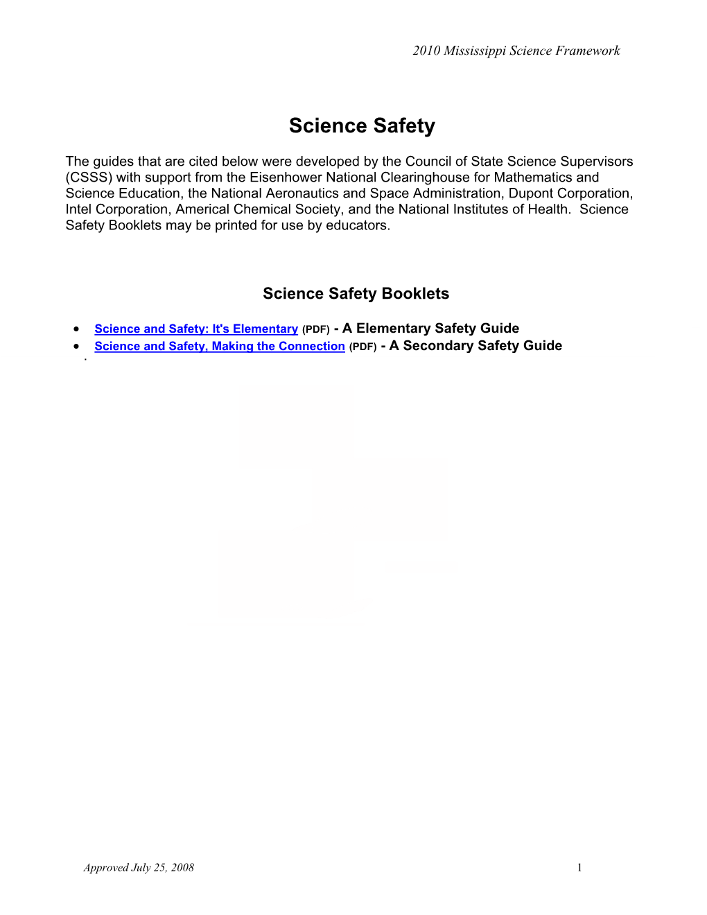 Science Safety