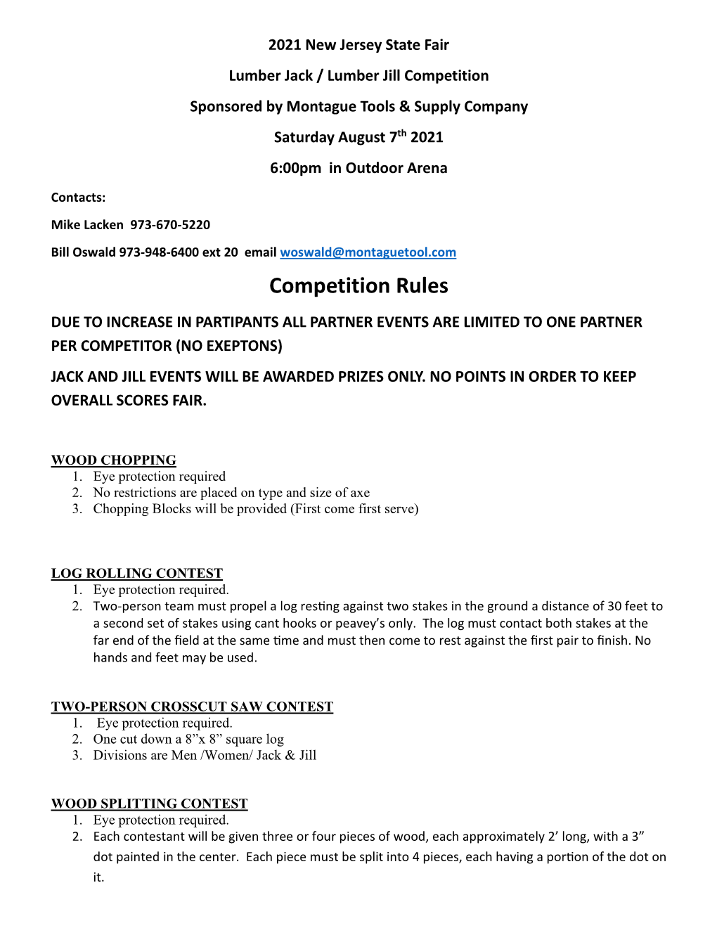 Competition Rules