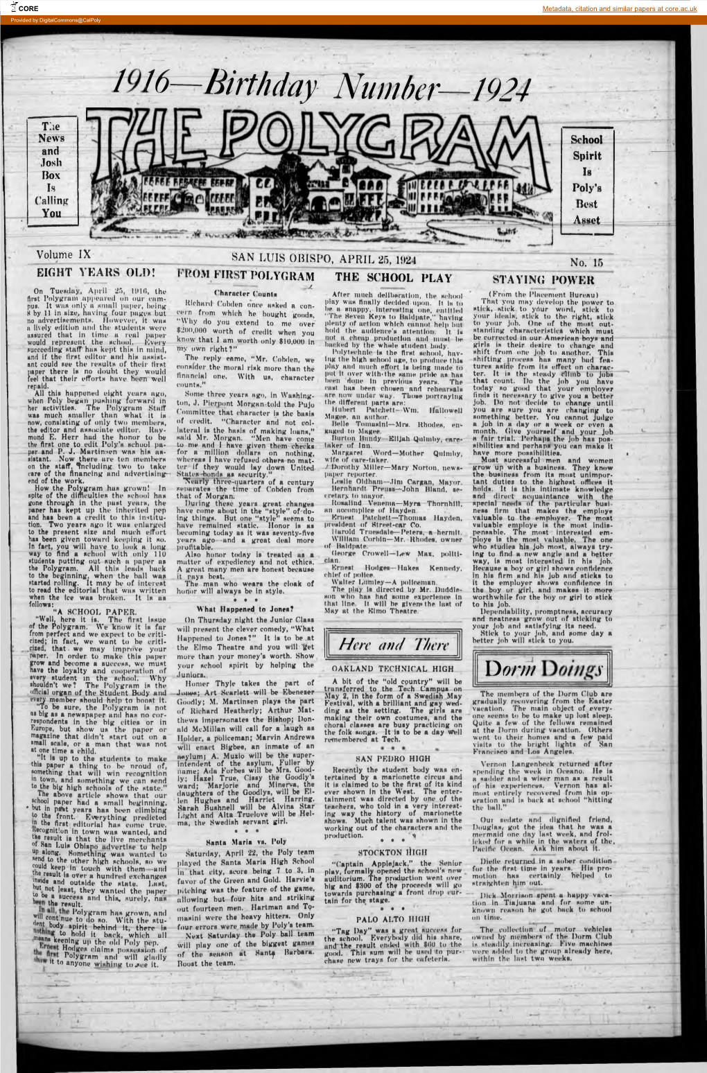 The Polygram, April 25, 1924