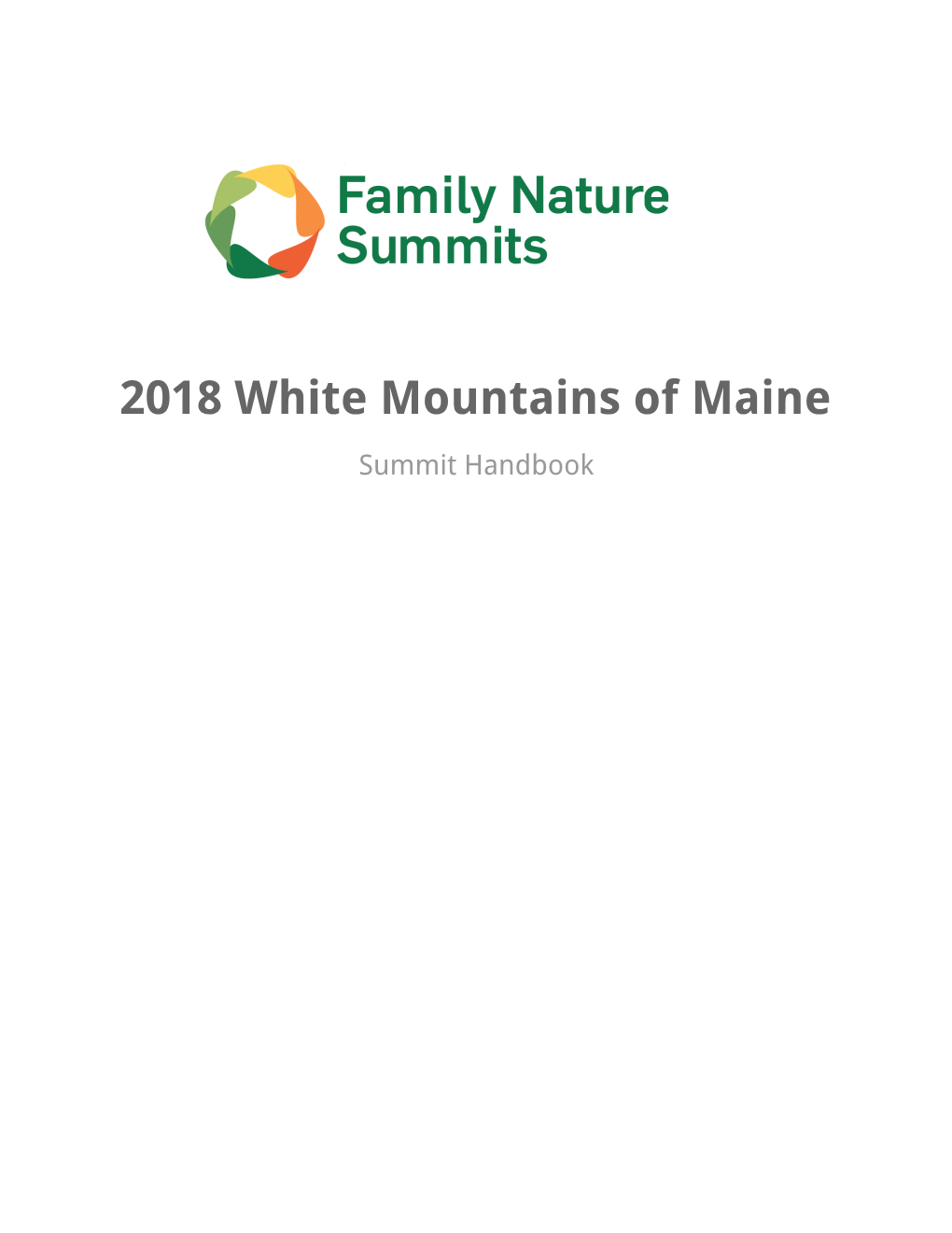 2018 White Mountains of Maine