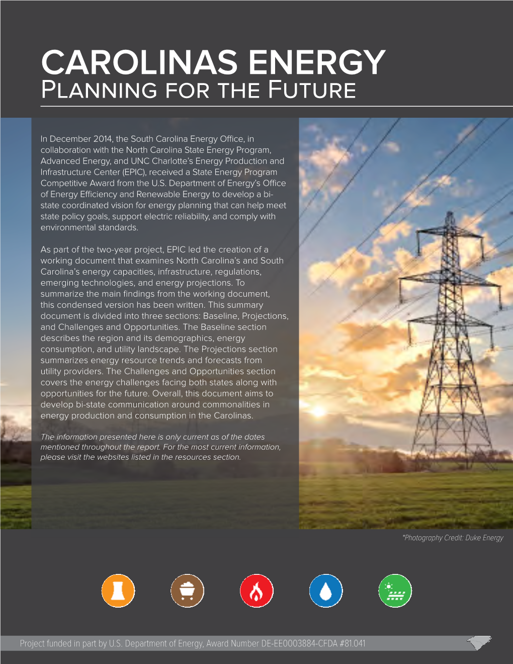 Carolinas Energy Planning for the Future Summary Report