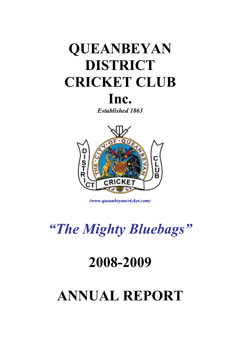 QDCC Annual Report 2009