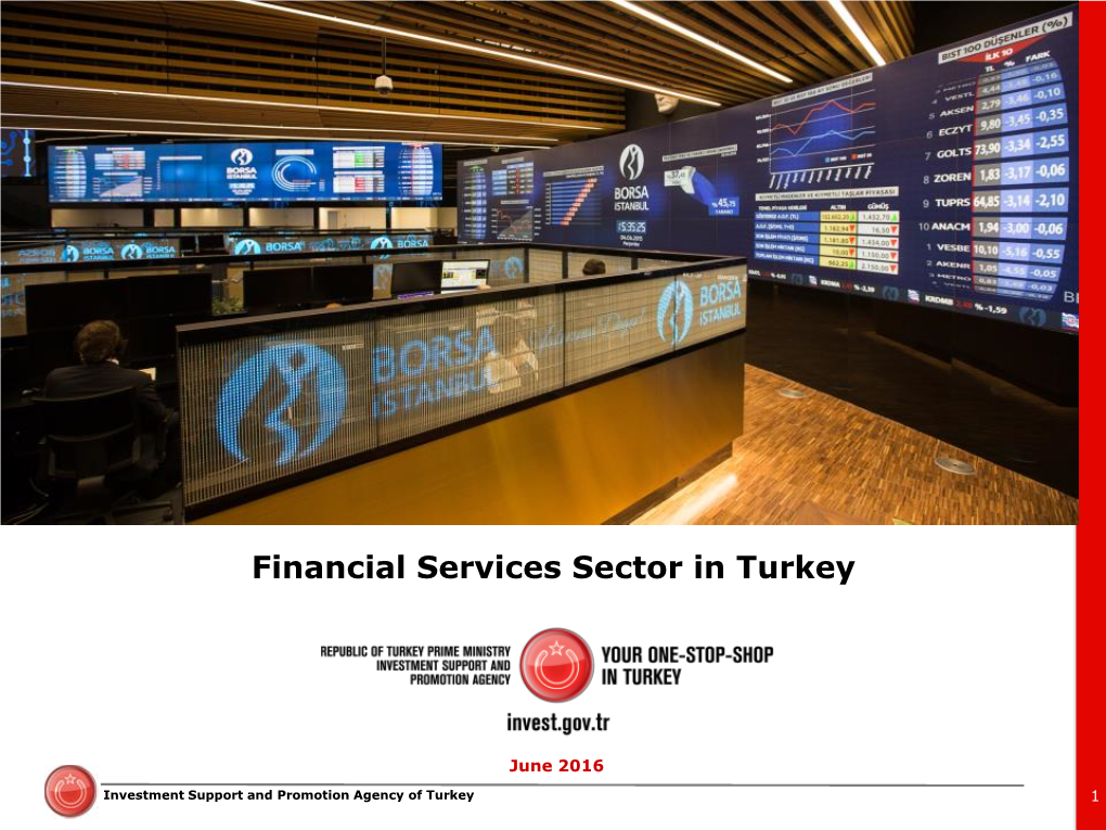 Financial Services Sector in Turkey