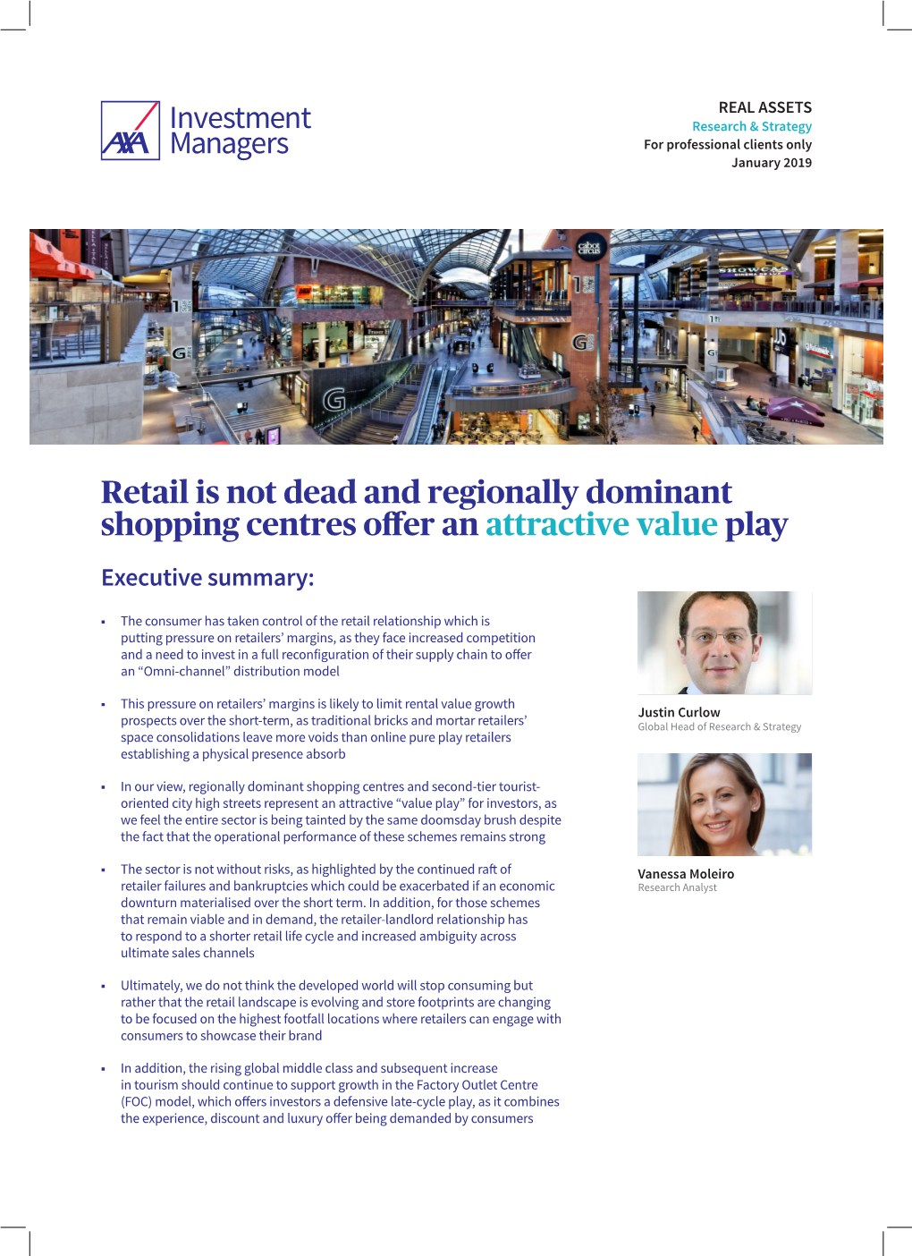 Retail Is Not Dead and Regionally Dominant Shopping Centres Offer an Attractive Value Play