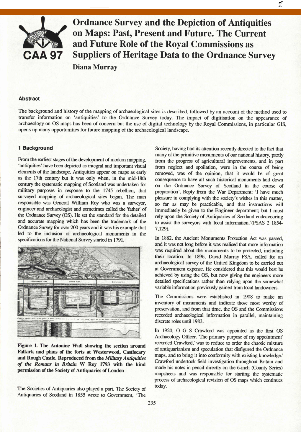 Ordnance Survey and the Depiction of Antiquities on Maps: Past, Present and Future