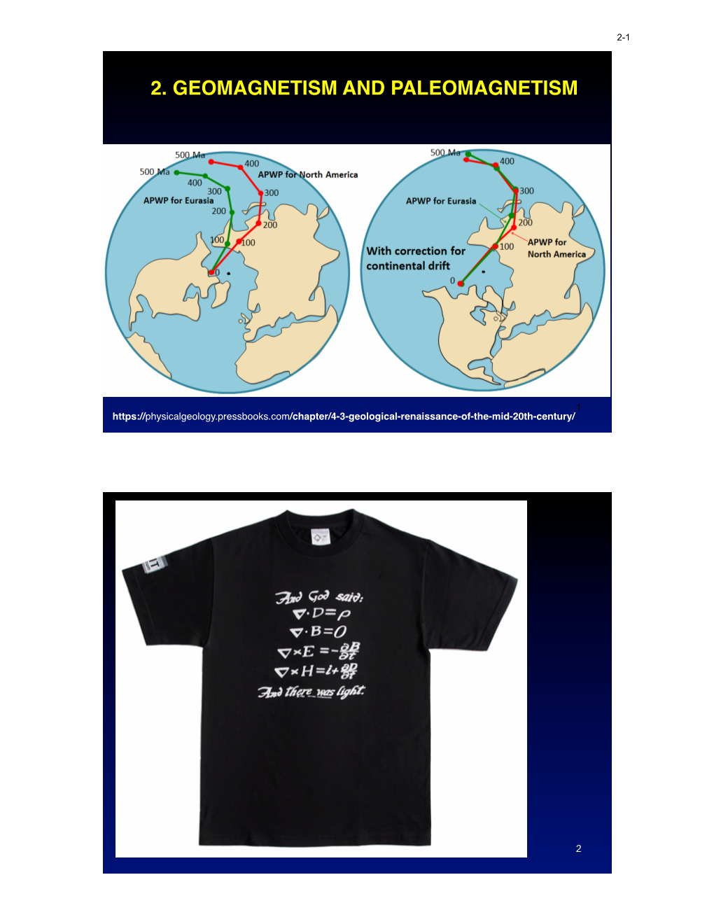 2. Geomagnetism and Paleomagnetism