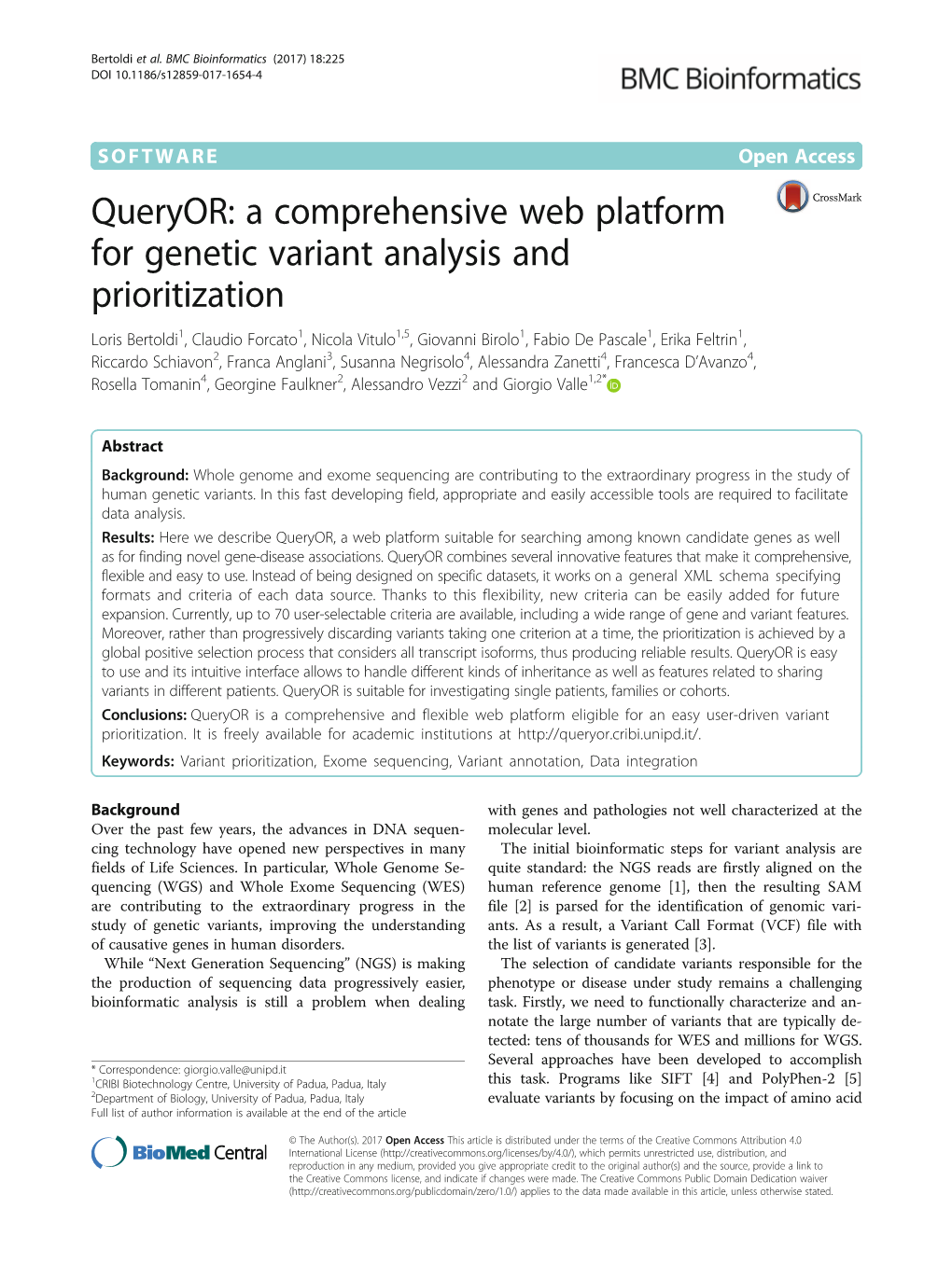 Queryor: a Comprehensive Web Platform for Genetic Variant Analysis