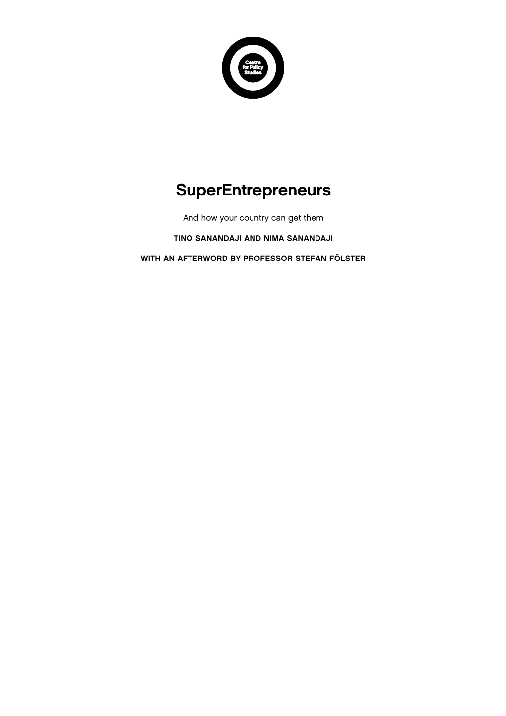 Superentrepreneurs