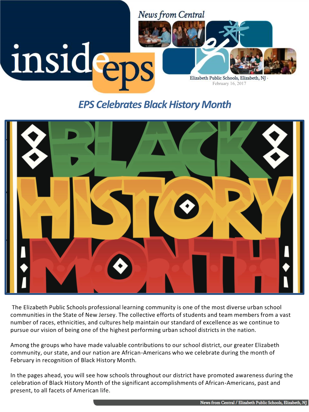 EPS Celebrates Black History Month