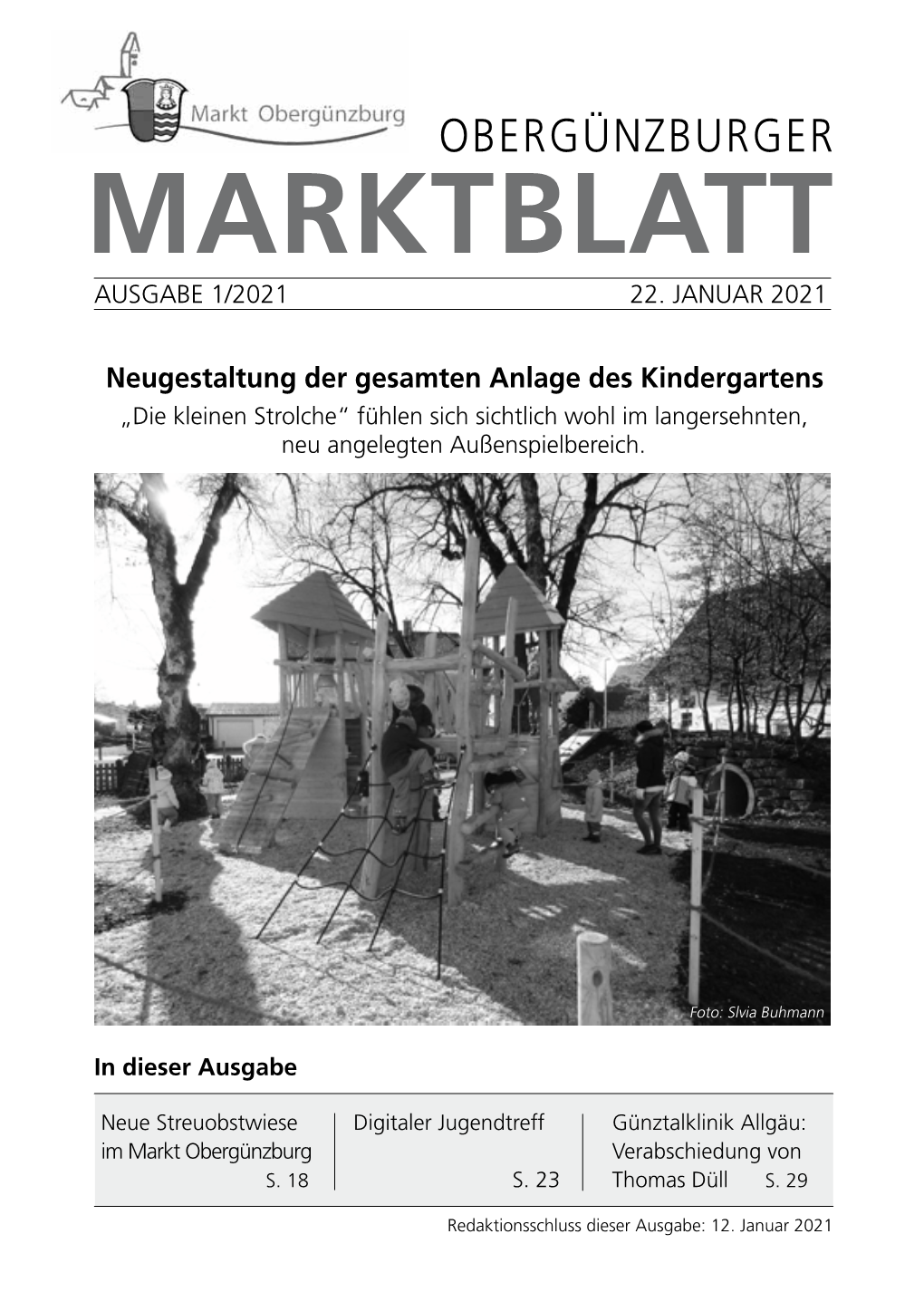 Ausgabe 22. Januar 2021