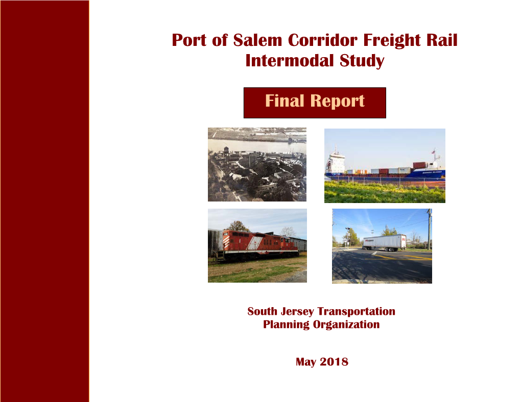 Port of Salem Corridor Freight Rail Intermodal Study. South