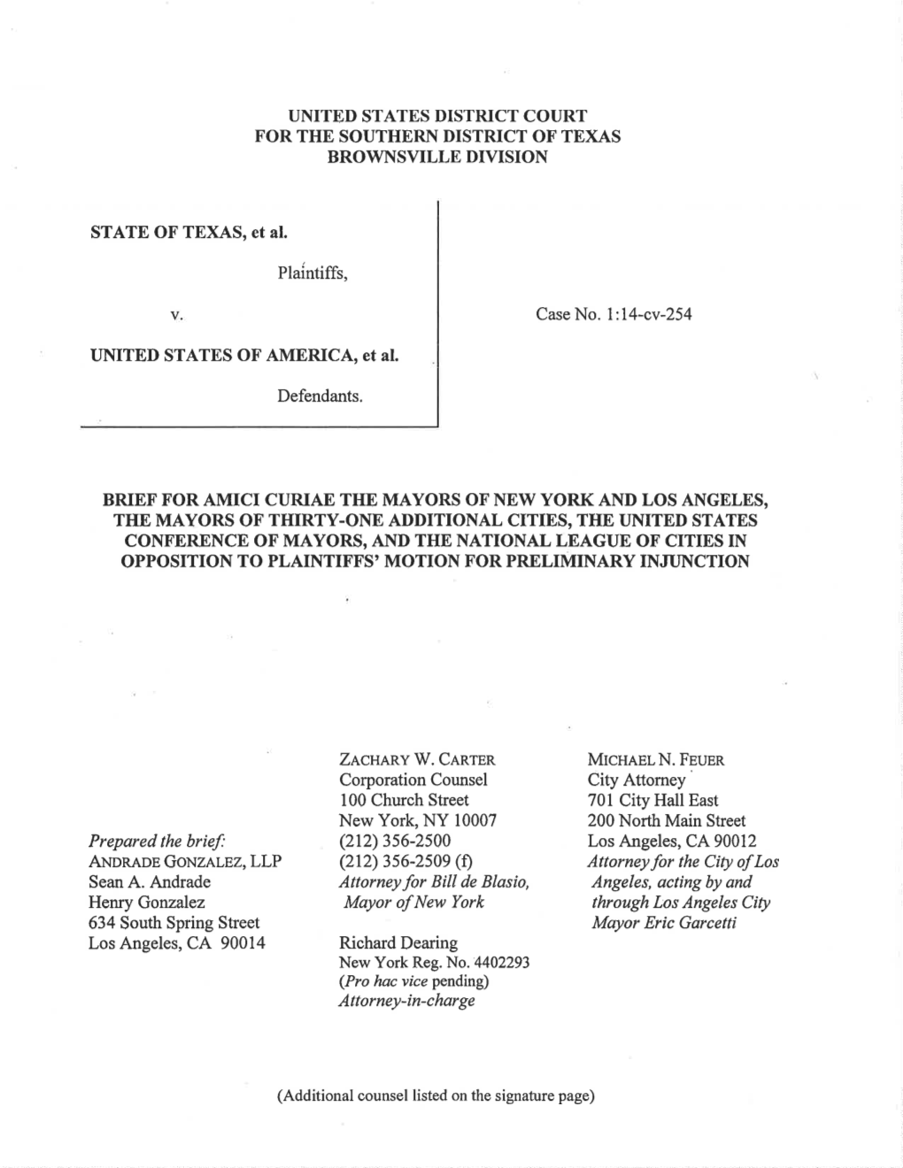 Mayors' Amicus Brief