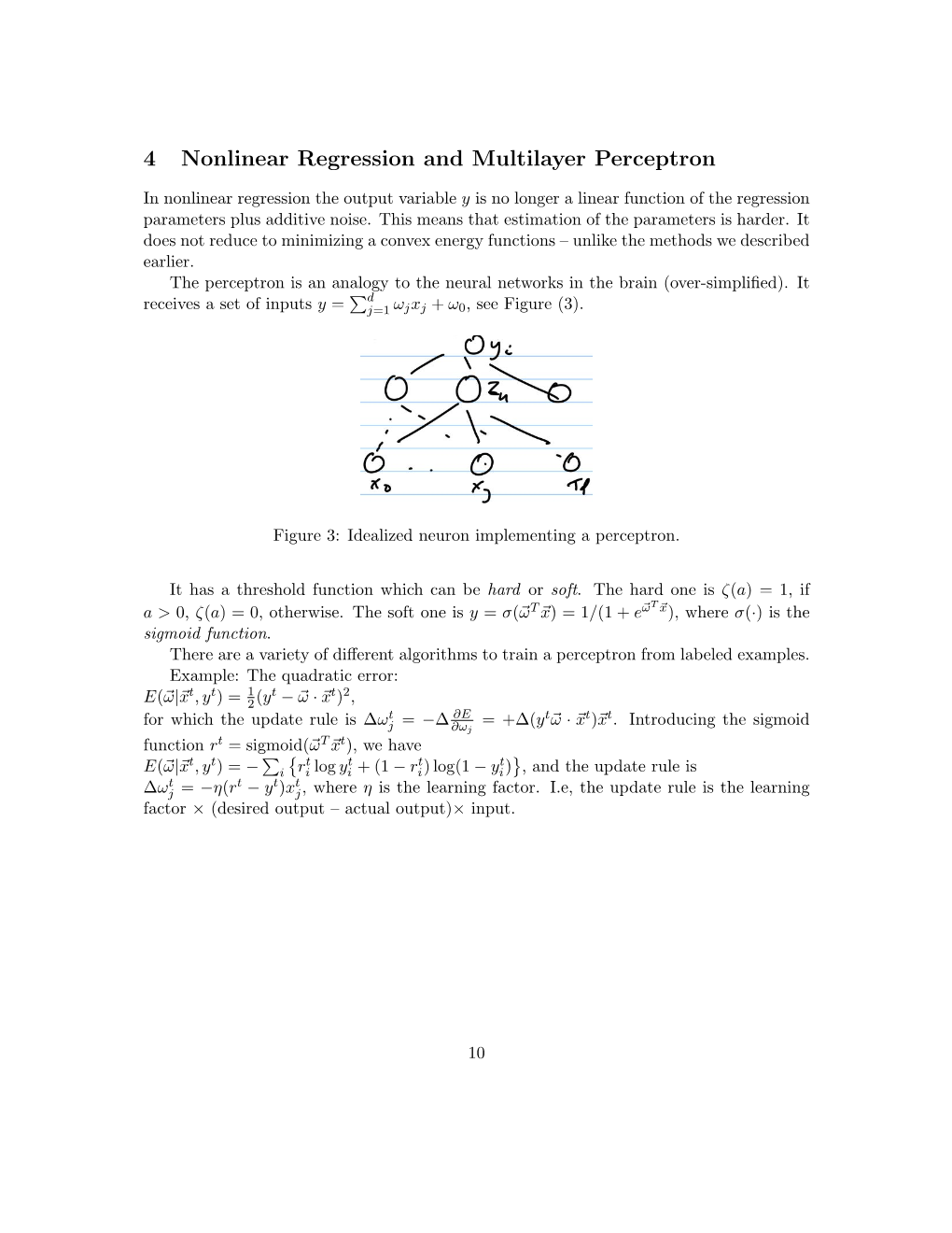 4 Nonlinear Regression and Multilayer Perceptron