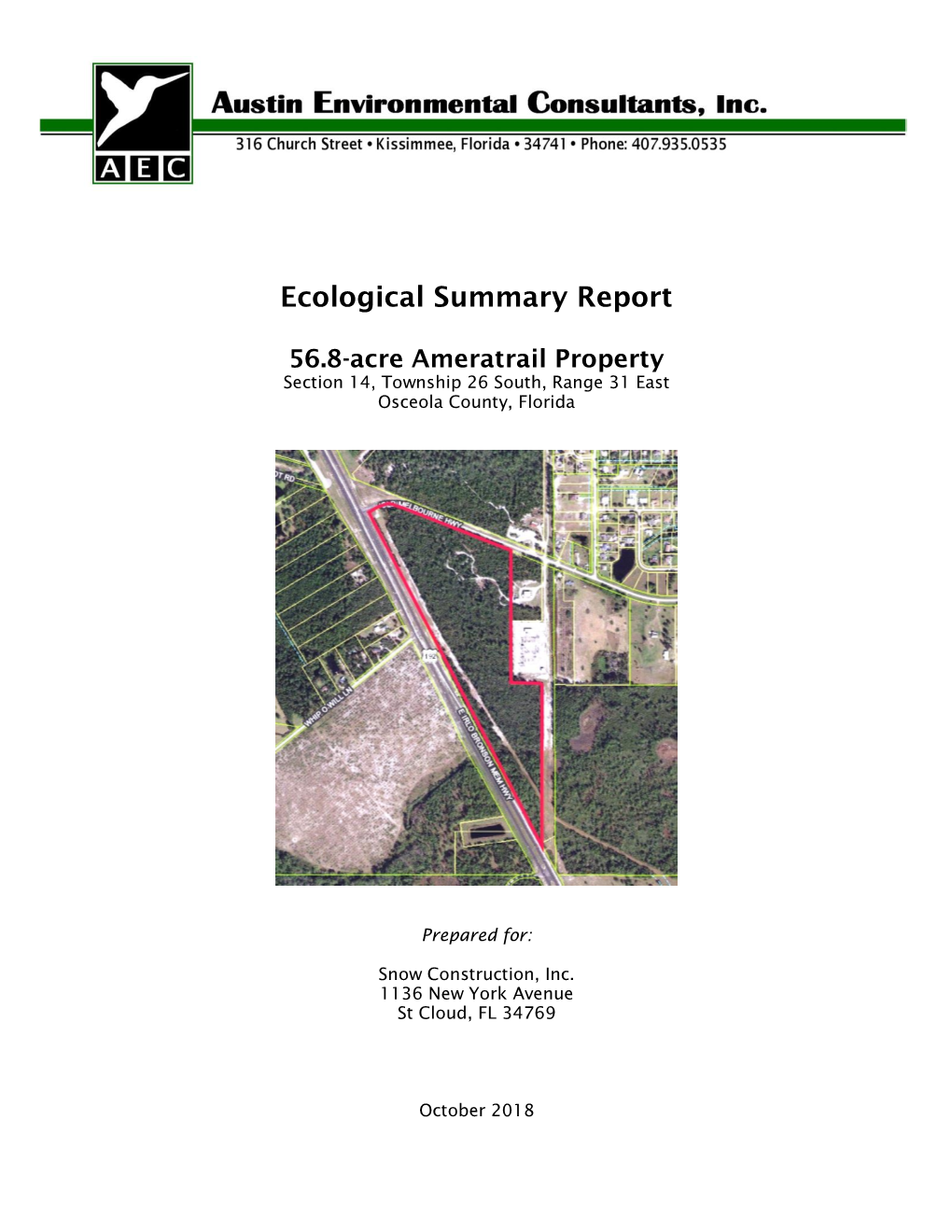 Ecological Summary Report