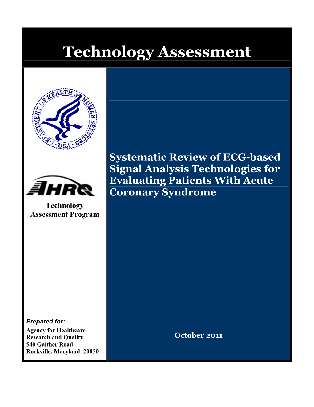 Acute Coronary Syndrome