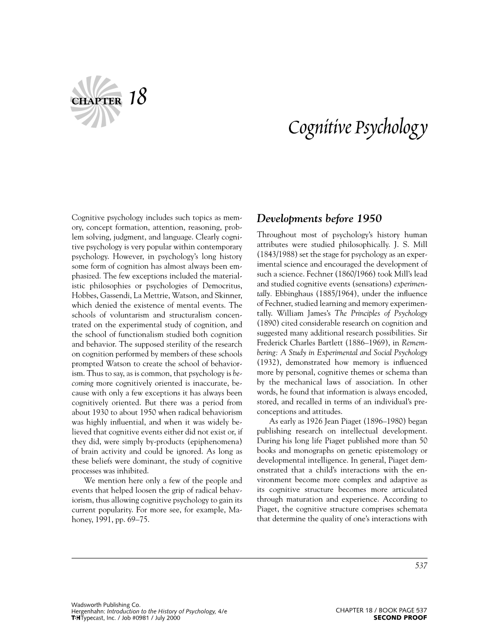 Cognitive Psychology