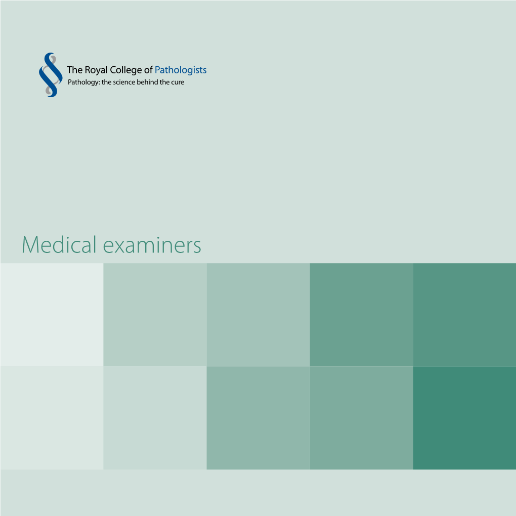 Medical Examiners Medical Examiners