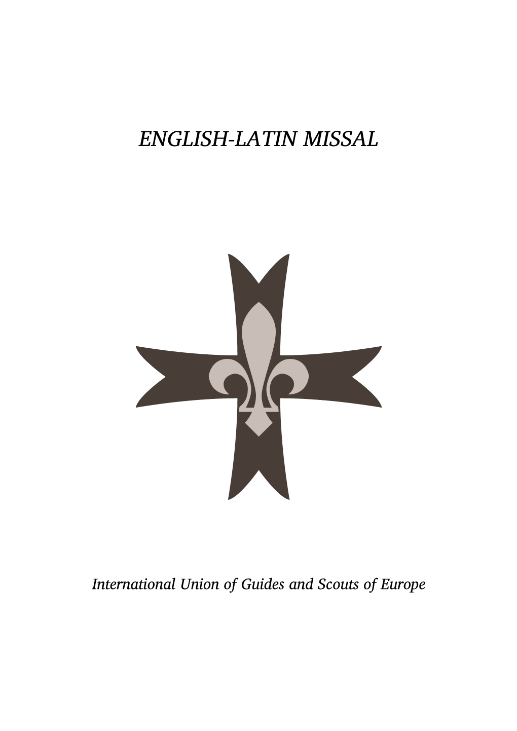 English-Latin Missal