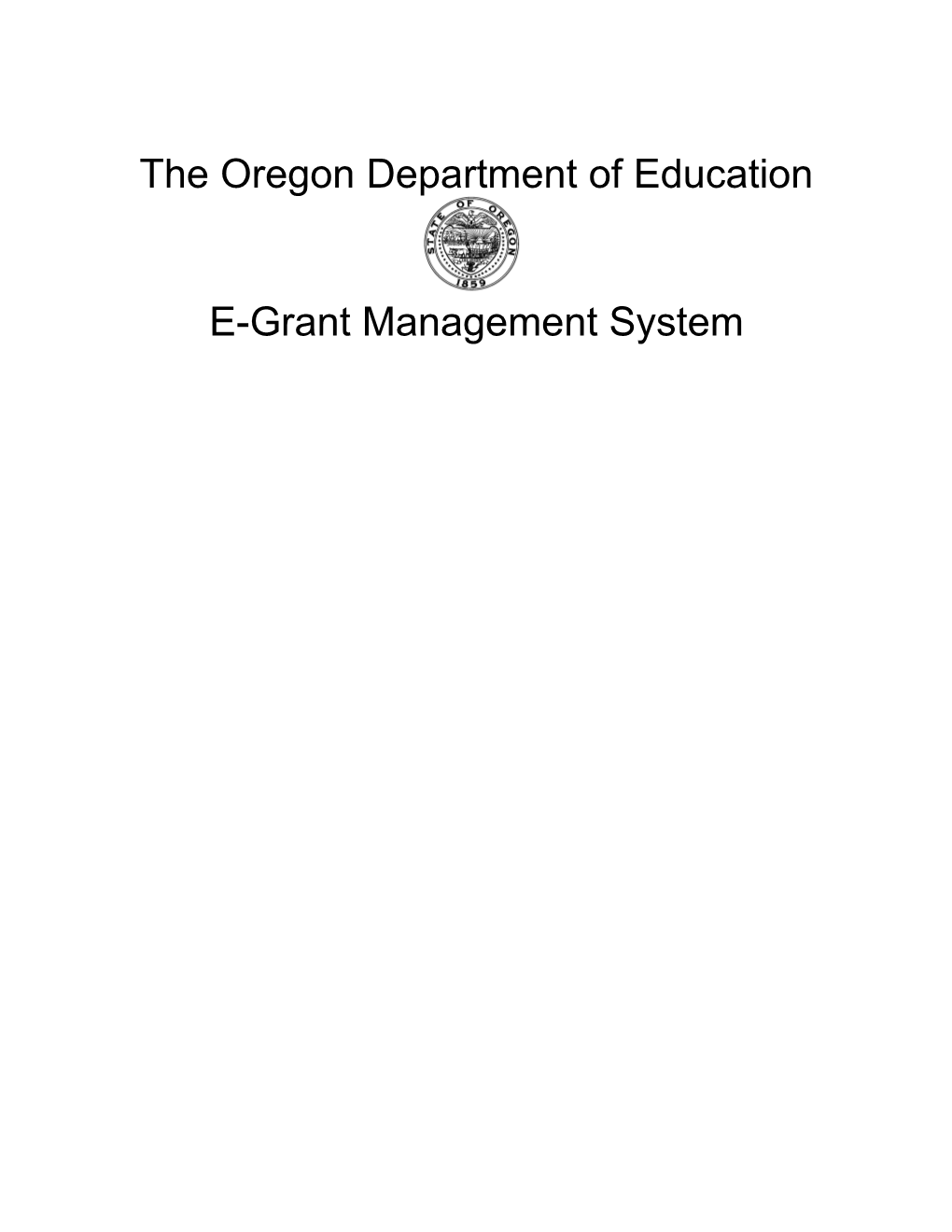 Oregon Department of Education s3
