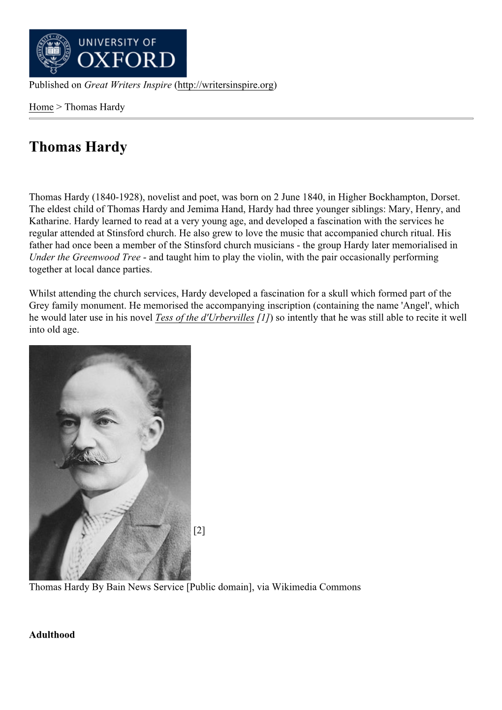 Thomas Hardy