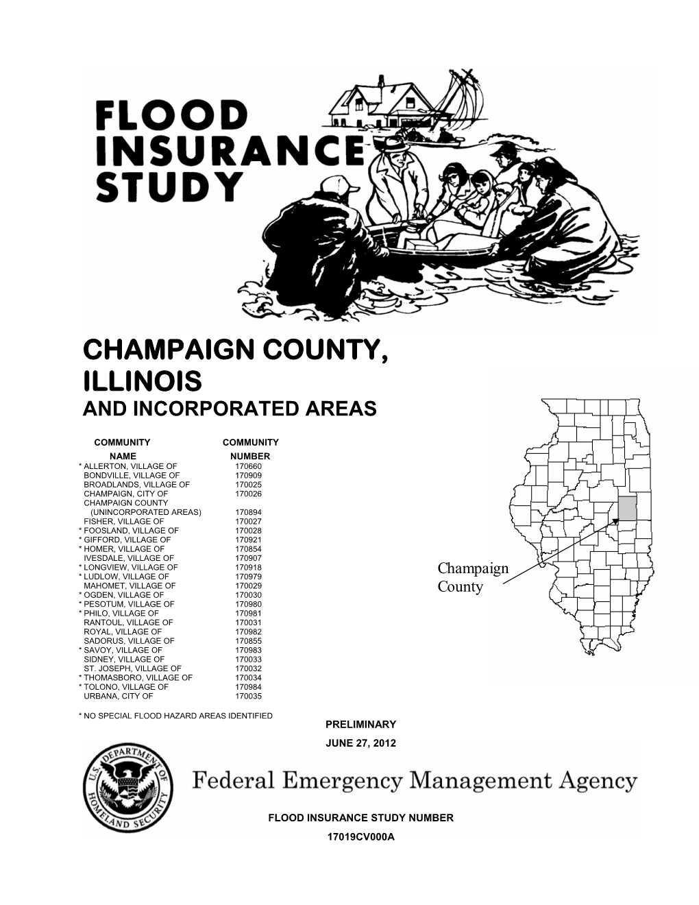 Preliminary Flood Insurance Study