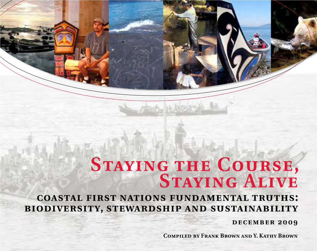 Staying the Course, Staying Alive – Coastal First Nations Fundamental Truths: Biodiversity, Stewardship and Sustainability