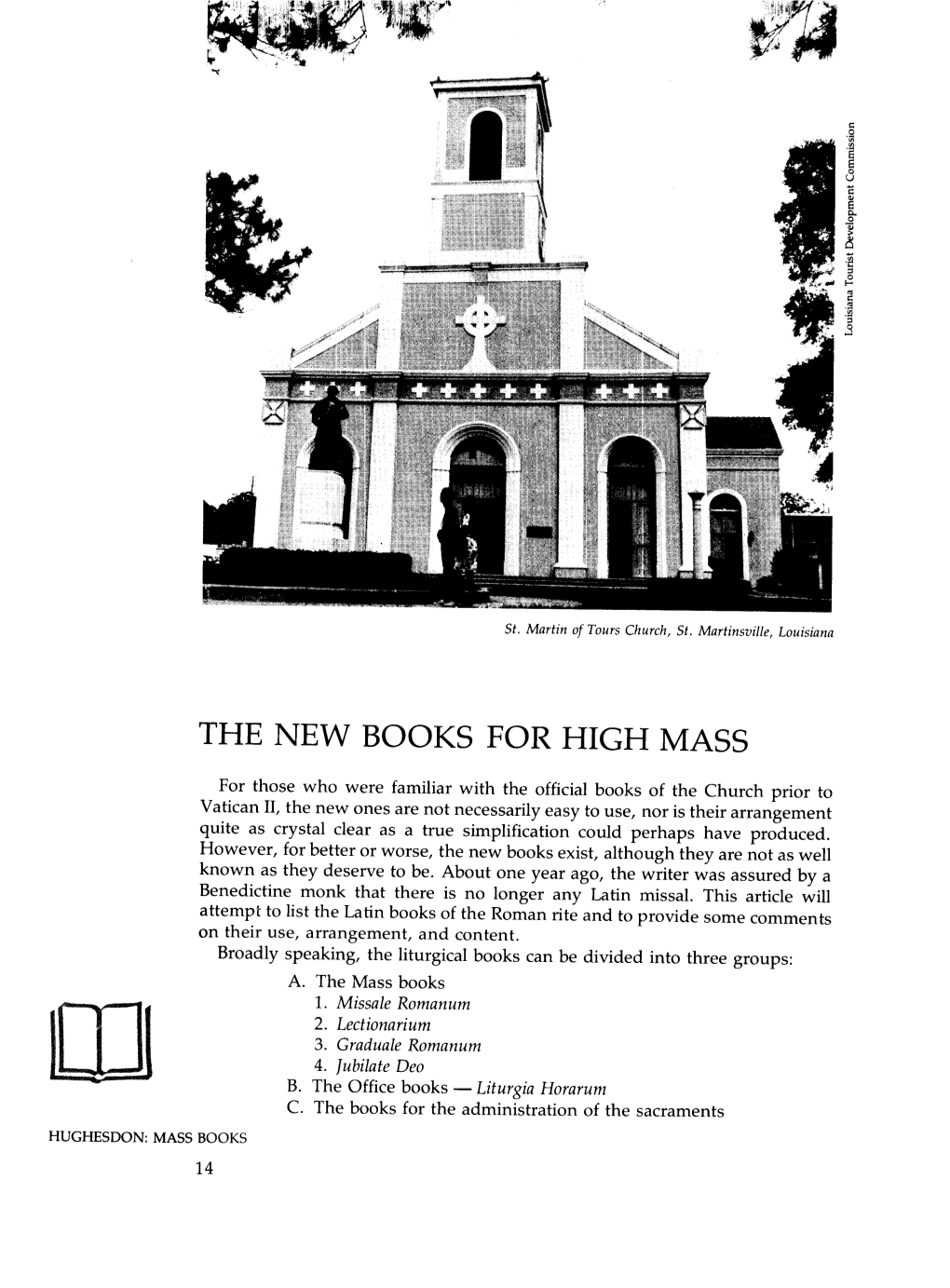 The New Books for High Mass
